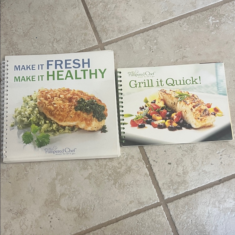 Pampered Chef Healthy and Quick Cookbook Duo